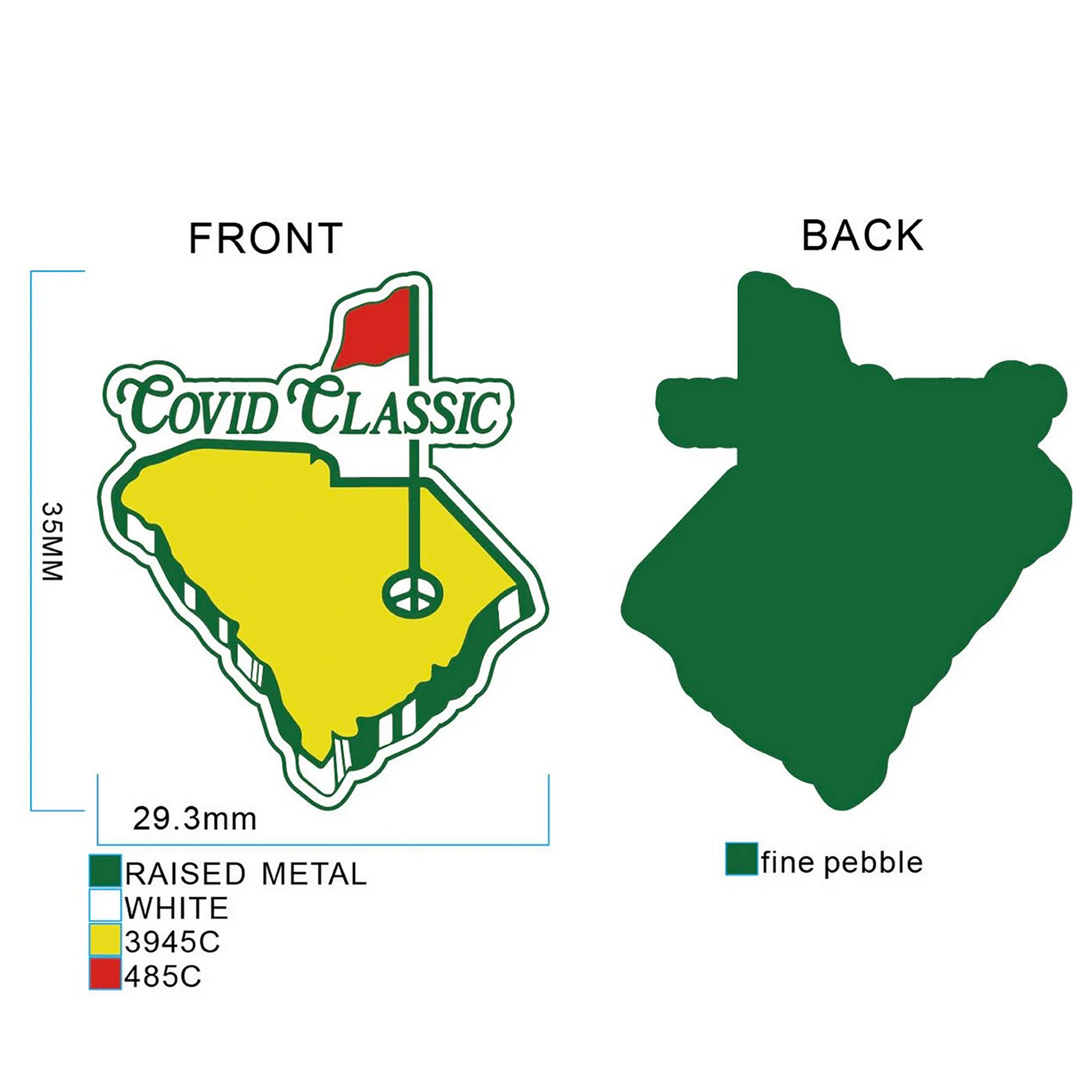 Covid Classic Ball Marker