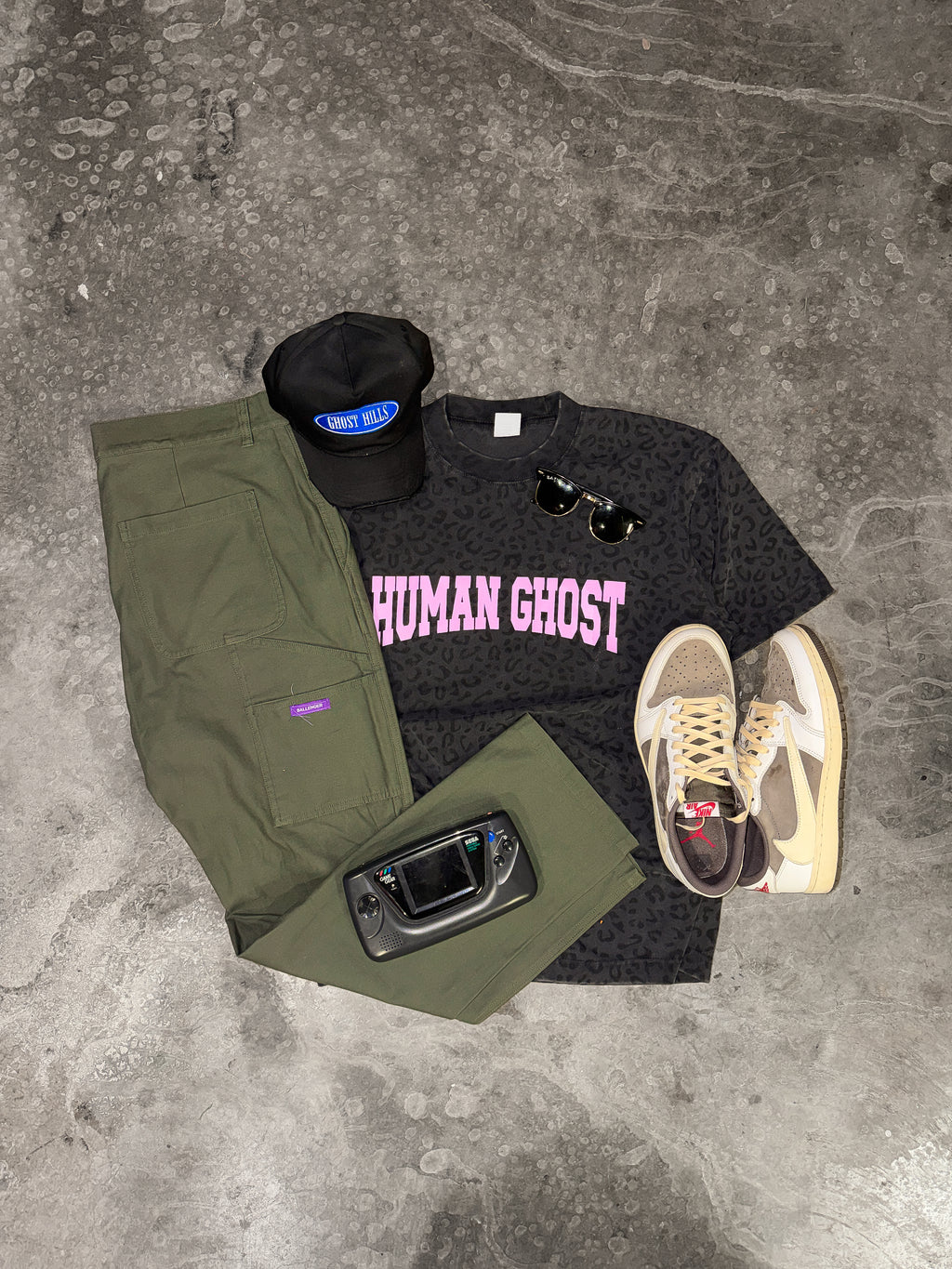 Cheetah Human Ghost Tee