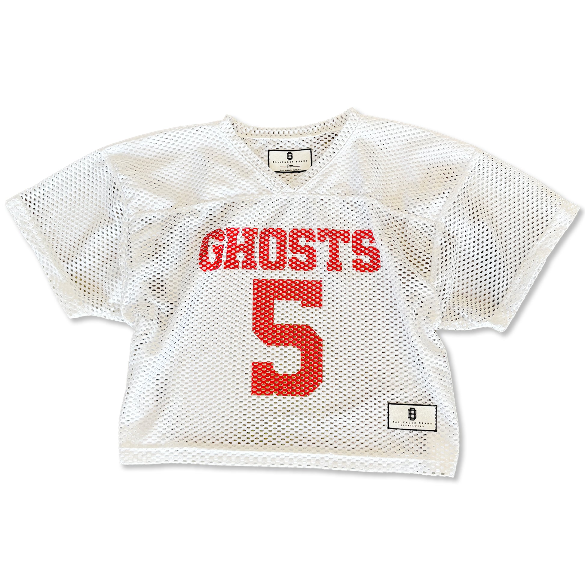 Ballenger State Mesh Jersey - White/Red